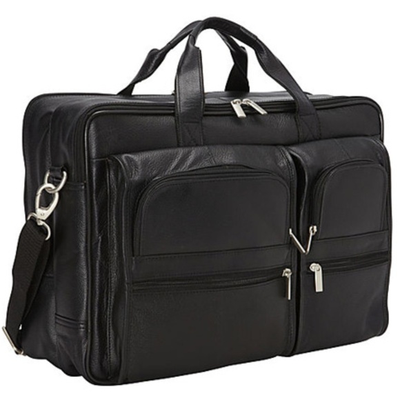 Other - Men's Double Gusset Briefcase With Laptop Sleeve